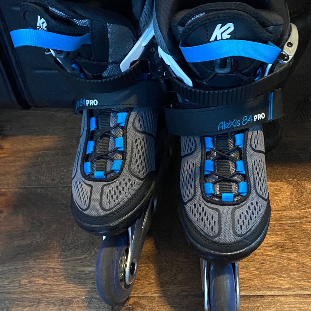 K2 Alexis 84 Pro Women's Inline Skates - Black and Blue (Size 5 women’s) - Picture 2 of 5